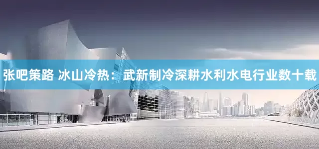 张吧策路 冰山冷热：武新制冷深耕水利水电行业数十载